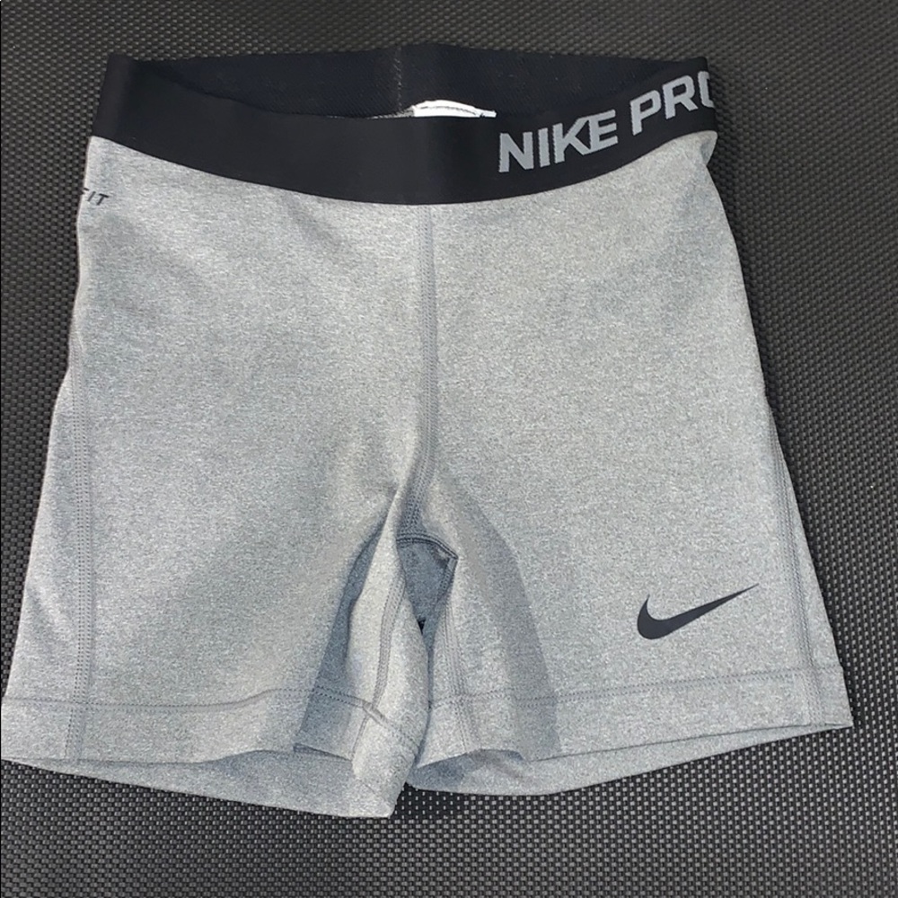 Gray Nike Pro Spandex